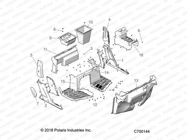 BODY | BODY, FRONT  FLOOR AND ROCKERS- R19RSU99A9/AD/B9/BD (C700144)
