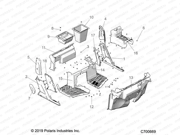BODY | BODY, FRONT FLOOR AND ROCKERS - R20RSW99AA/AP/AX/A9 (C700669)