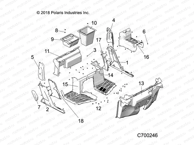 BODY | BODY, FRONT  FLOOR AND ROCKERS -  R22RSE99A9/AC/AM/AS/B9/BM/BC/BS (C700246)
