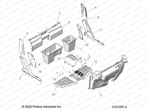 BODY | BODY, FRONT FLOOR AND ROCKERS - R22T6E99A9/AG/AN/B9/BG/BN (C701291-2)