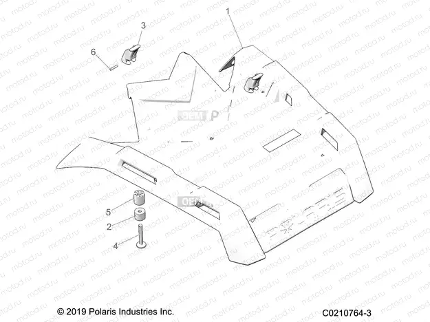 BODY | BODY, FRONT RACK - A20SVE95KR (C0210764-3)
