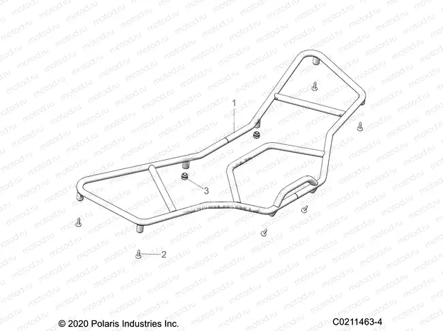 BODY | BODY, FRONT RACK - A21SEJ57A1/A3/A5/B1/B3/B5 (C0211463-4)