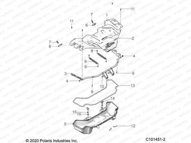 BODY | BODY, FRONT RACK - A21SXD95A9/CA9 (C101451-2)