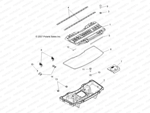 BODY | BODY, FRONT STORAGE BOX - A08TN68AX/AZ (49ATVSTORAGE08SP500)