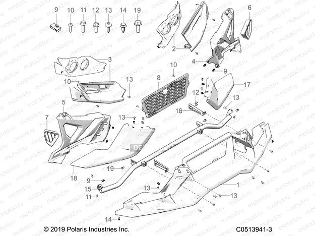BODY | BODY, FRONT WING - T20AAPHD/RHB ALL OPTIONS (C0513941-3)