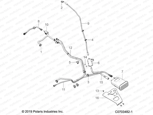 BODY | BODY, FUEL LINES, EVAP - Z21R4D92BM (C0703482-1)