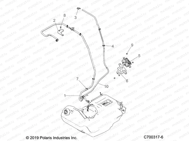BODY | BODY, FUEL LINES - Z20PAG92AG/AP/LG (C700317-6)