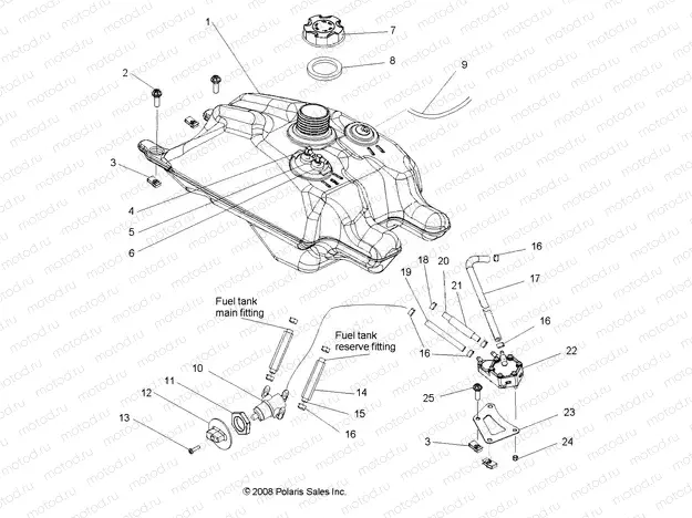 BODY | BODY, FUEL SYSTEM - A10GJ45AA (49ATVFUEL09OUT525)