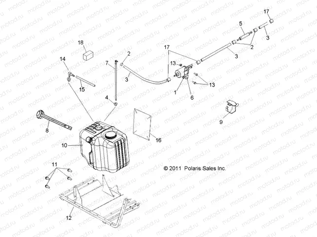 BODY | BODY, FUEL SYSTEM - R13RH45AG (49RGRFUEL12400)
