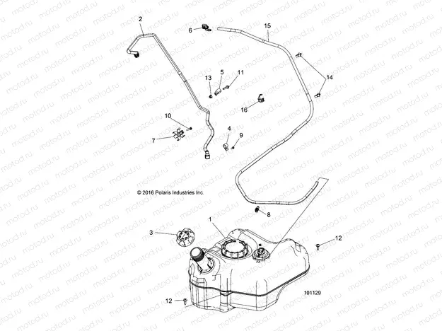 BODY | BODY, FUEL TANK - A17DAE57AM (101129)