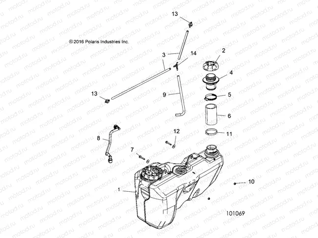 BODY | BODY, FUEL TANK - A17SYS95CK (101069)