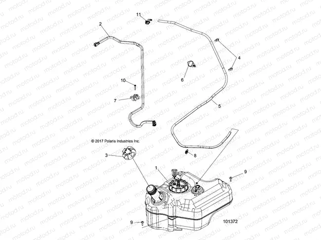 BODY | BODY, FUEL TANK - A18DCE87BB (101372)