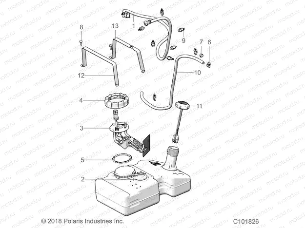 BODY | BODY, FUEL TANK - A20HAB15N2 (C101826)