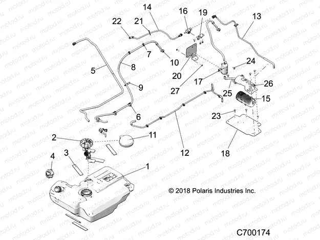 BODY | BODY, FUEL TANK AND EVAP - G20GMJ99AP/BP/AG (C700174)