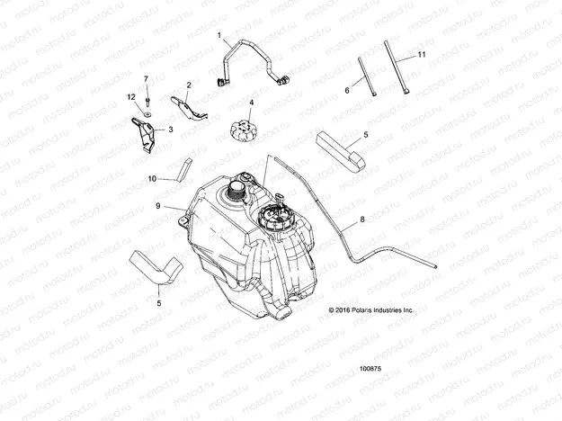 BODY | BODY, FUEL TANK ASM. - A17SAH50A5