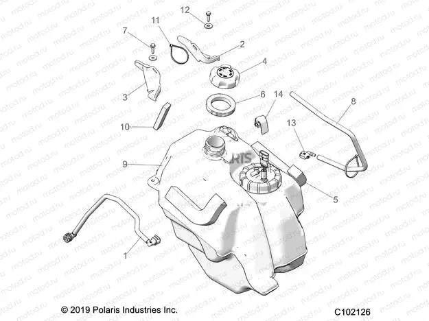 BODY | BODY, FUEL TANK ASM. - A20SEA57F1/E57F1