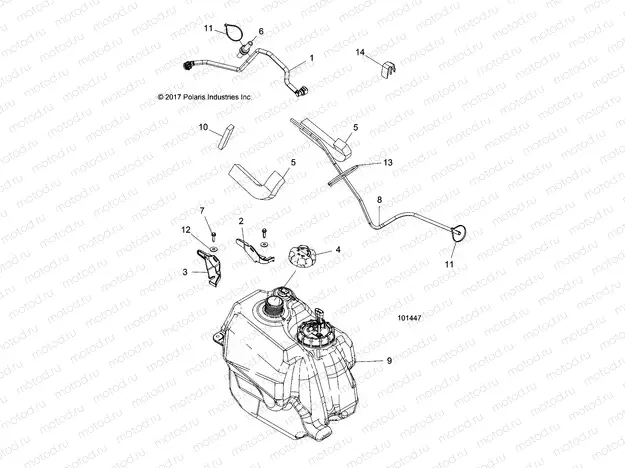 BODY | BODY, FUEL TANK ASM. - A20SUE57D5 (101447)