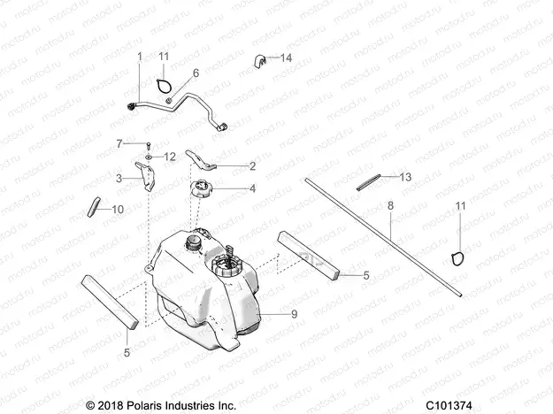 BODY | BODY, FUEL TANK ASM. - A20SWE57A1/3A1 (C101374)