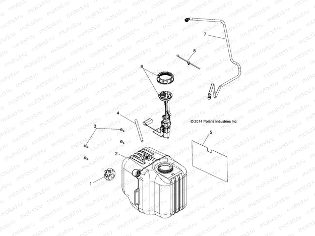 BODY | BODY, FUEL TANK ASM. - L15U2NAGFA/MA (49LEVFUEL15M)