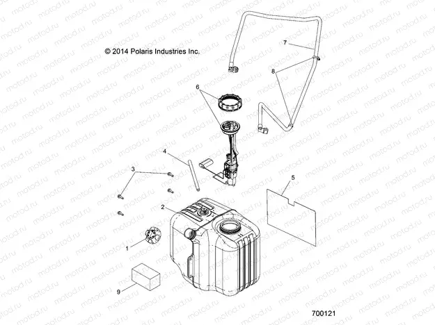 BODY | BODY, FUEL TANK ASM. - R15RMA32FA (700121)