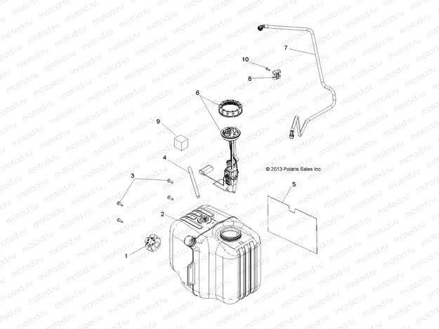 BODY | BODY, FUEL TANK ASM. - R15RUA57AA/E57AC (49RGRFUEL14570)