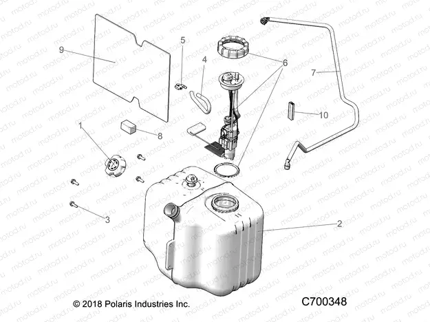 BODY | BODY, FUEL TANK ASM. - R23MAE57DX (C700348)