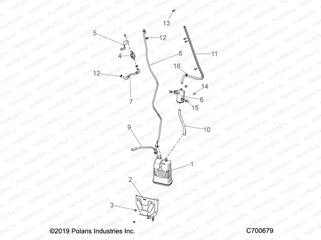 BODY | BODY, FUEL TANK EVAP 50S - R20RRB99/B (C700679)