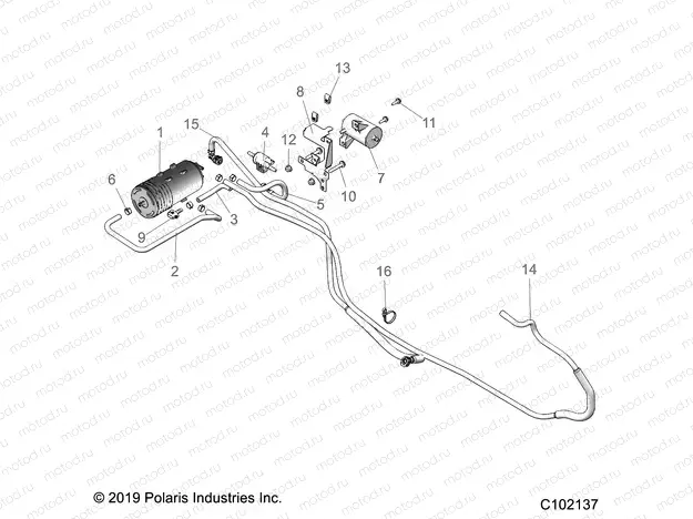 BODY | BODY, FUEL TANK EVAP - A20SEA57B1/B4/B7/B9 (C102137)