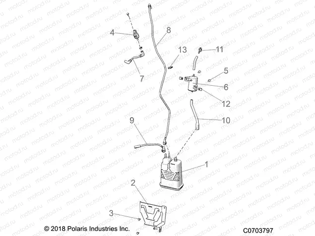 BODY | BODY, FUEL TANK EVAP - D20BEP99B4 (C0703797)