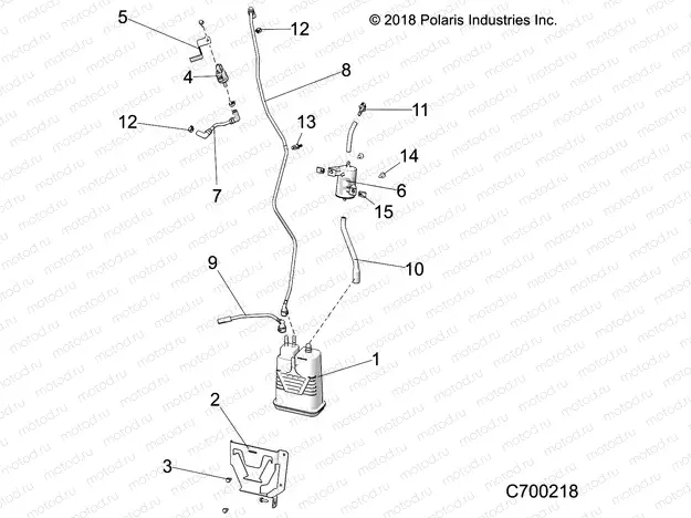 BODY | BODY, FUEL TANK EVAP - R19RSU99B9/BD (C700218)