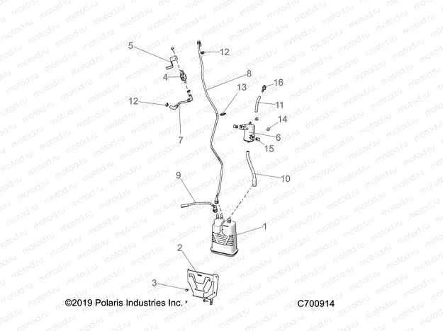 BODY | BODY, FUEL TANK EVAP - R20RRK99B9/BA/BF/BP/BX (C700914)