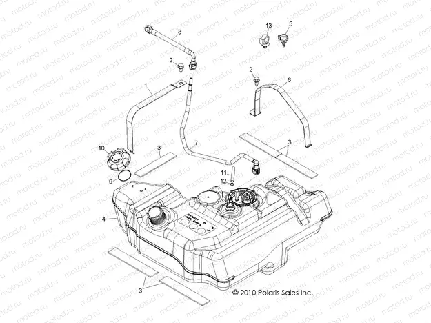 BODY | BODY, FUEL TANK - R11VH76/VY76 ALL OPTIONS (49RGRFUEL11RZRS)