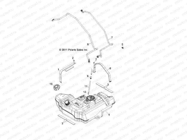 BODY | BODY, FUEL TANK - R13XT87AA/9EAK (49RGRFUEL13RZRXP900)