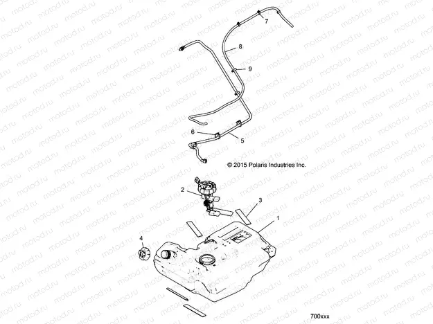 BODY | BODY, FUEL TANK - R16RGE99A7/AE/AV (700802)