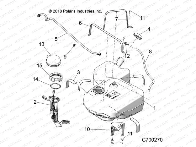 BODY | BODY, FUEL TANK - R19RRU99/A/B (C700270)