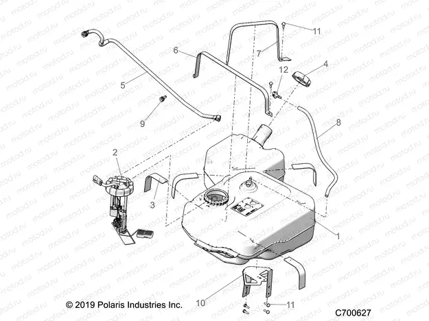 BODY | BODY, FUEL TANK - R20RRU99A9/AA/AF/AP/AX/B9/BA/BF/BP/BX (C700627)