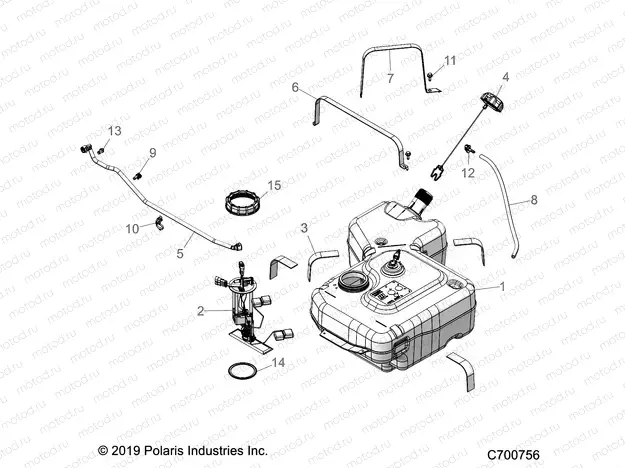 BODY | BODY, FUEL TANK - R22T6E99A9/AG/AN (C700756)