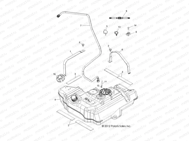BODY | BODY, FUEL TANK - Z15VHA57AJ/E57AS/AK (49RGRFUEL13RZR600)
