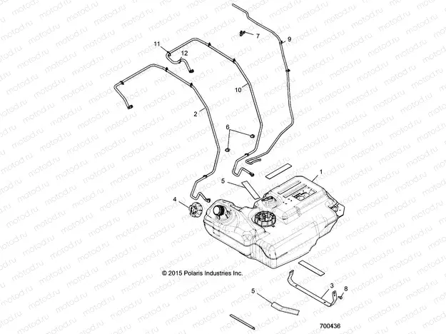 BODY | BODY, FUEL TANK - Z16VDE92NH/NW (700436)