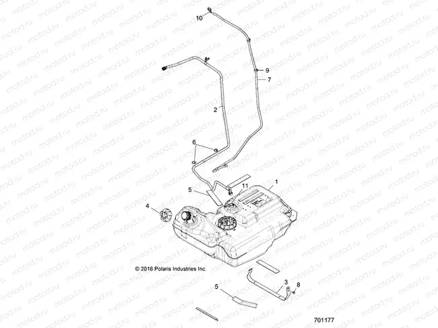 BODY | BODY, FUEL TANK - Z17VFE99NM (701177)
