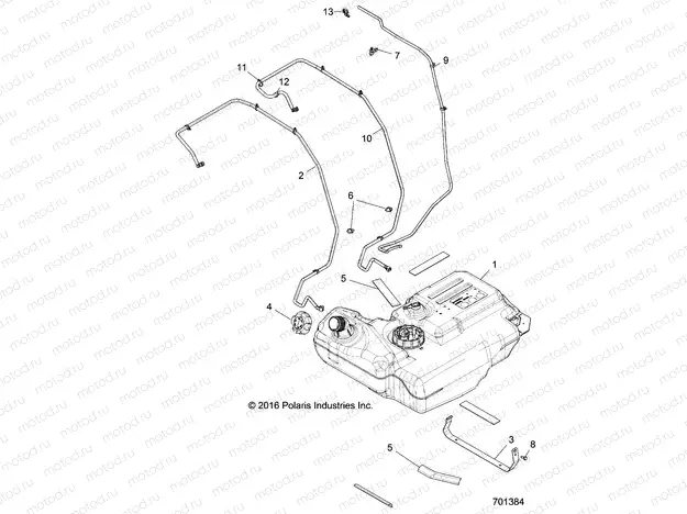 BODY | BODY, FUEL TANK - Z18VFE92NB/NU (701384)
