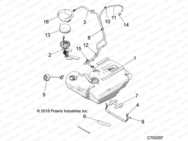 BODY | BODY, FUEL TANK - Z20A4E99AH/LH (C700297)