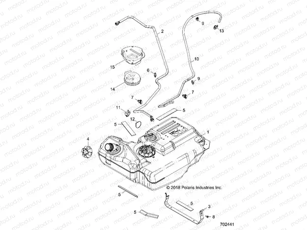 BODY | BODY, FUEL TANK - Z20ASA87B2/E87BH/BW (702441)