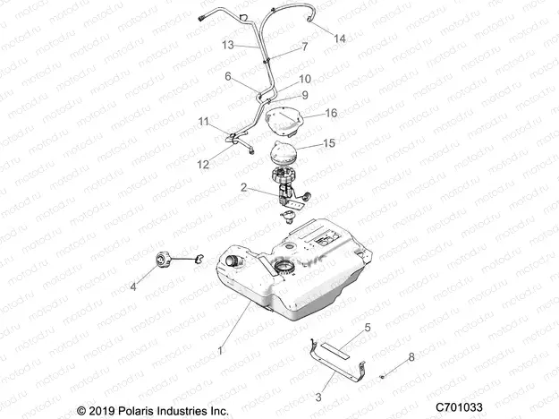 BODY | BODY, FUEL TANK - Z20ASA87B2/E87BH/BW/LW (C701033)