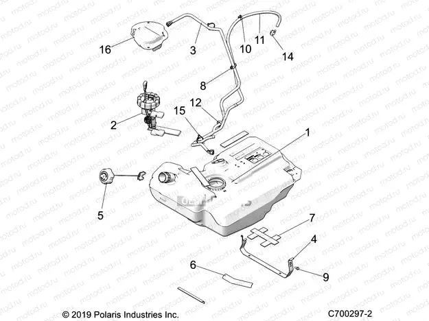 BODY | BODY, FUEL TANK - Z20ASE99AH/LH (C700297-2)