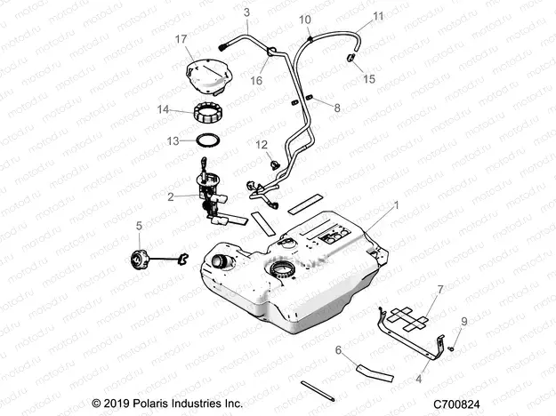 BODY | BODY, FUEL TANK - Z20ASS99C2/CH (C700824)