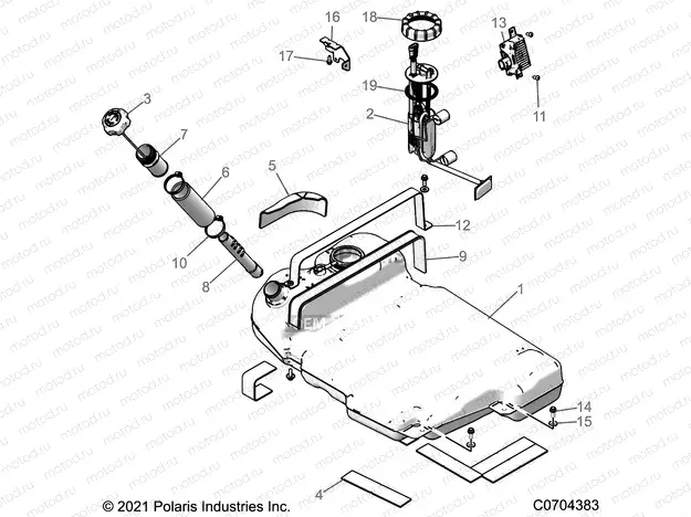 BODY | BODY, FUEL TANK - Z21RAE92AG/AS/BG/BS (C0703481-1)