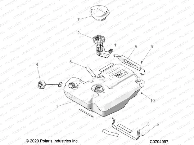 BODY | BODY, FUEL TANK - Z22NAE99FK/NK (C0704997)