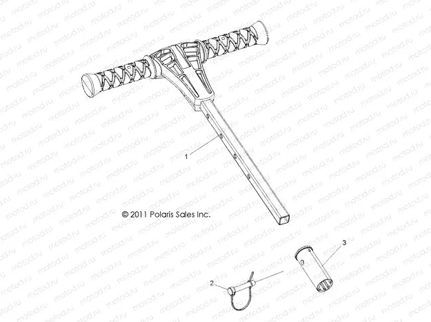 BODY | BODY, GRAB BAR, PASSENGER - Z18VHA57B2 (49RGRGRABBAR12RZR4)