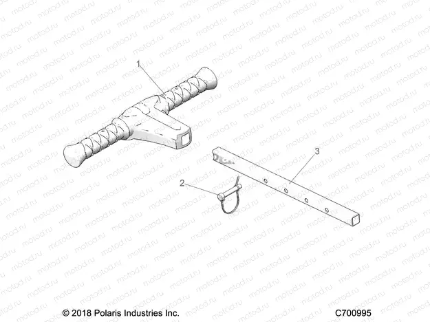 BODY | BODY, GRAB BAR, PASSENGER - Z20NAE92KL ( C700995)